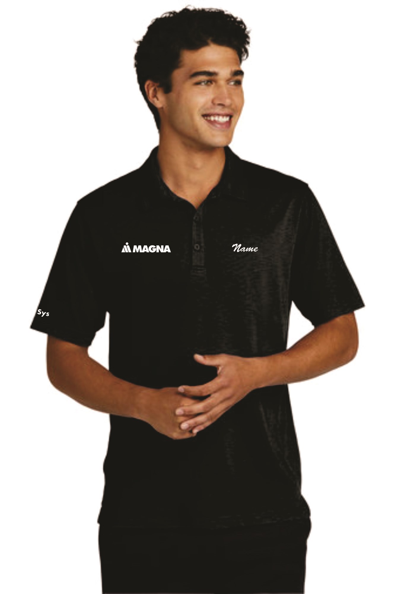 short sleeve polo with necktie